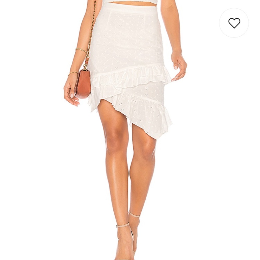 Lioness High Waisted Ruffle Skirt